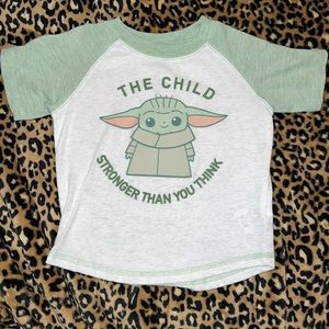 Star wars baby yoda toddler tshirt